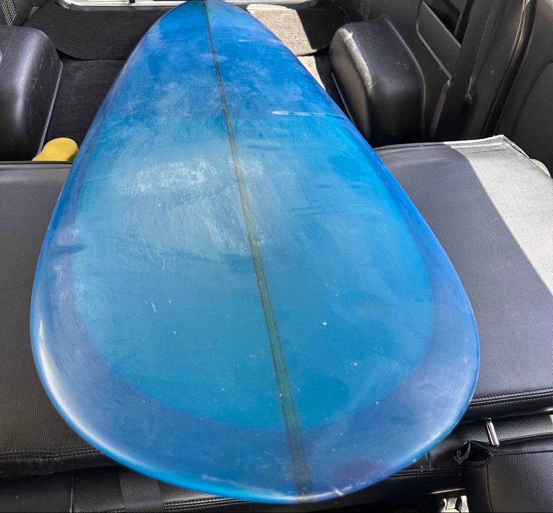 青 ロングボード シングルフィン　最終値引き