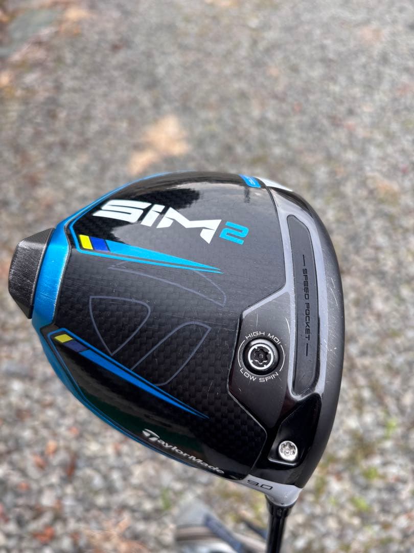 テーラーメイド SIM2ドライバー 9度 ヘッドのみ 新品カバー付き