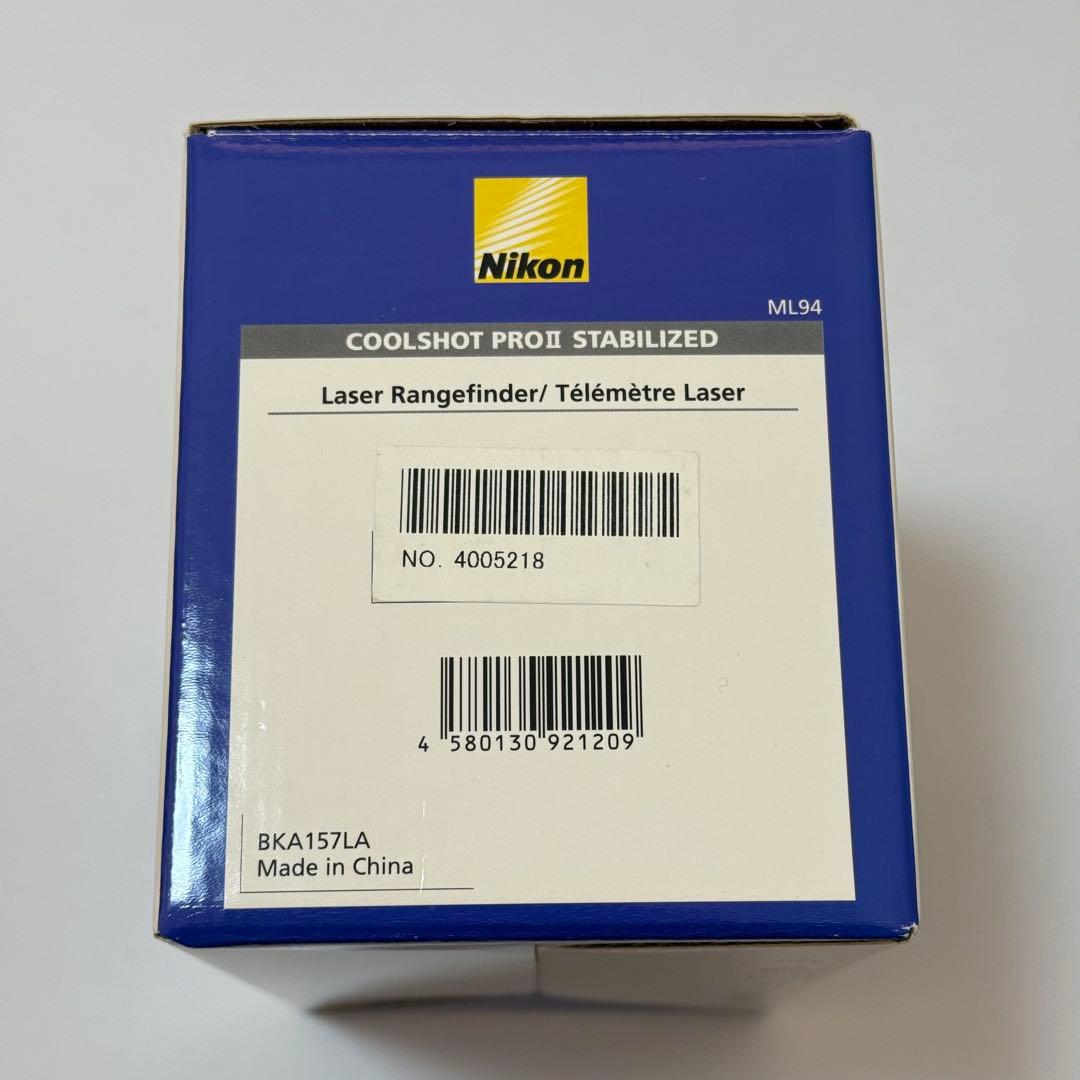 ニコン COOLSHOT PROII STABILIZED レーザー距離