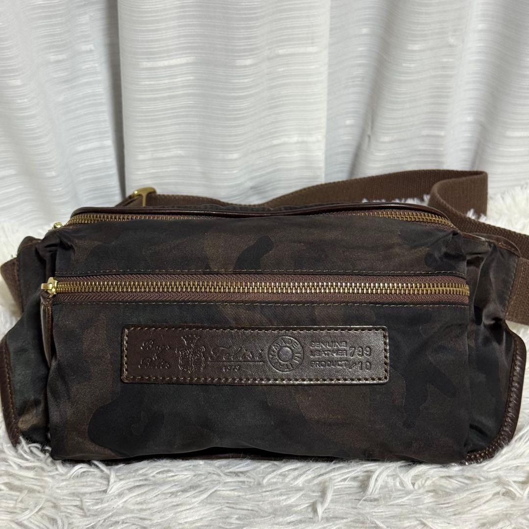 ⭐️未使用級⭐️　Felisi　フェリージ　ボディバッグ　799　ナイロン　カモ柄