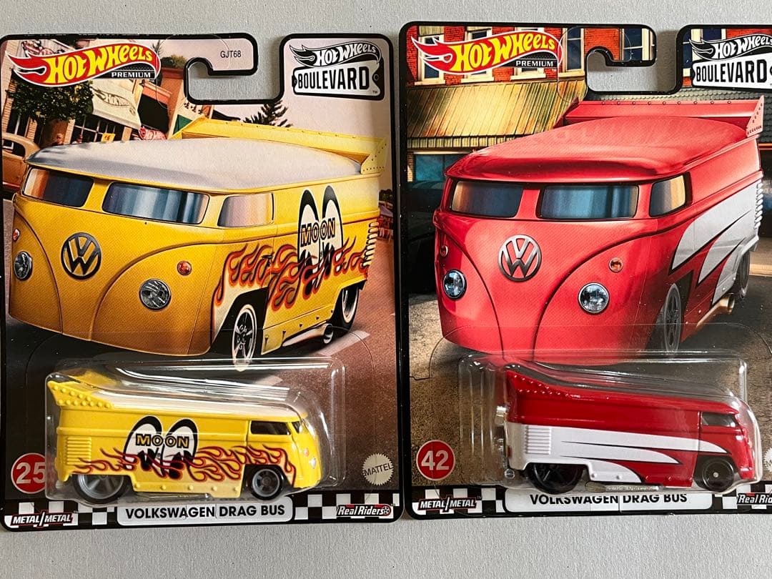 フォルクスワーゲン ドラッグバス 2台セット ホットウィール