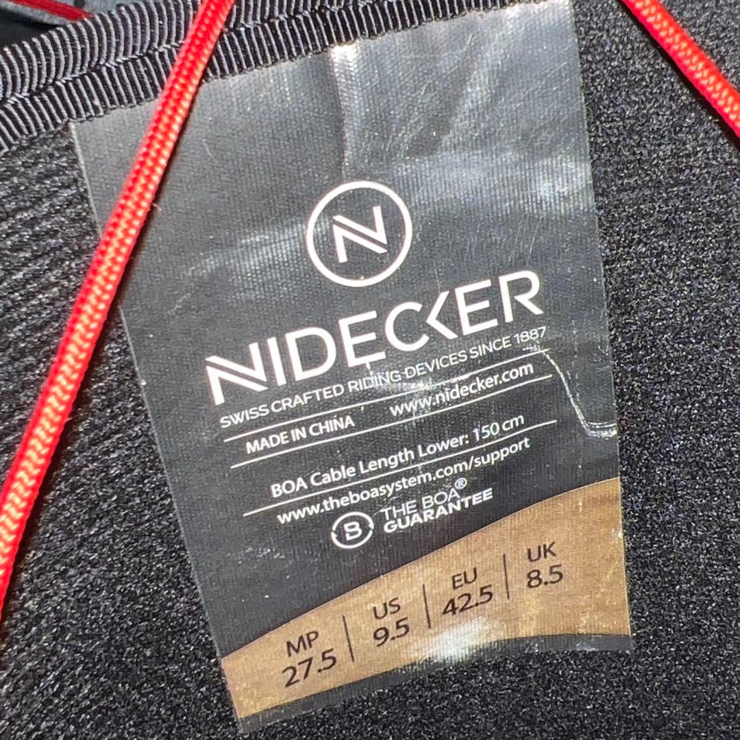 7-8回使用 メンズ 27.5cm NIDECKER AERO BOA ブーツ
