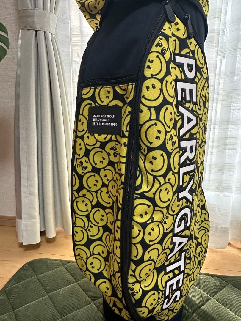 最終お値下げPEARLY GATES ゴルフバッグ 89 スマイリーフェイス