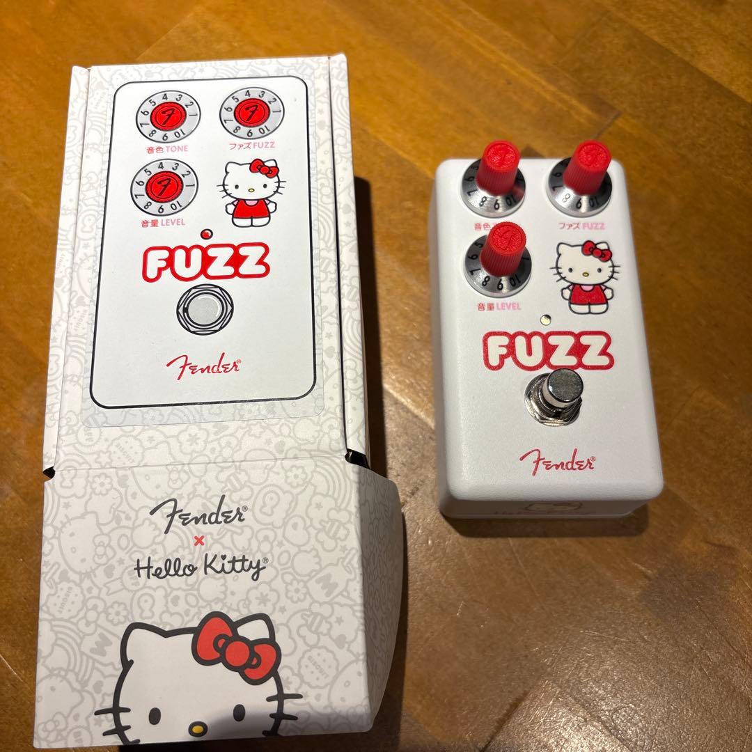Hello Kitty Fenderファズペダル　白色