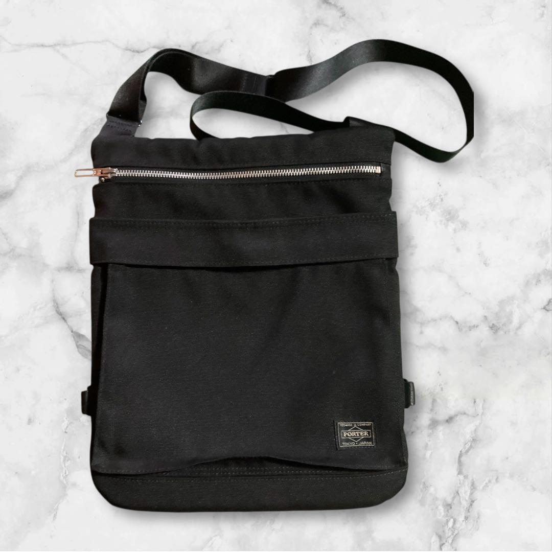 美品PORTER（吉田カバン）MUSETTE（ミュゼット）ショルダー黒ブラック