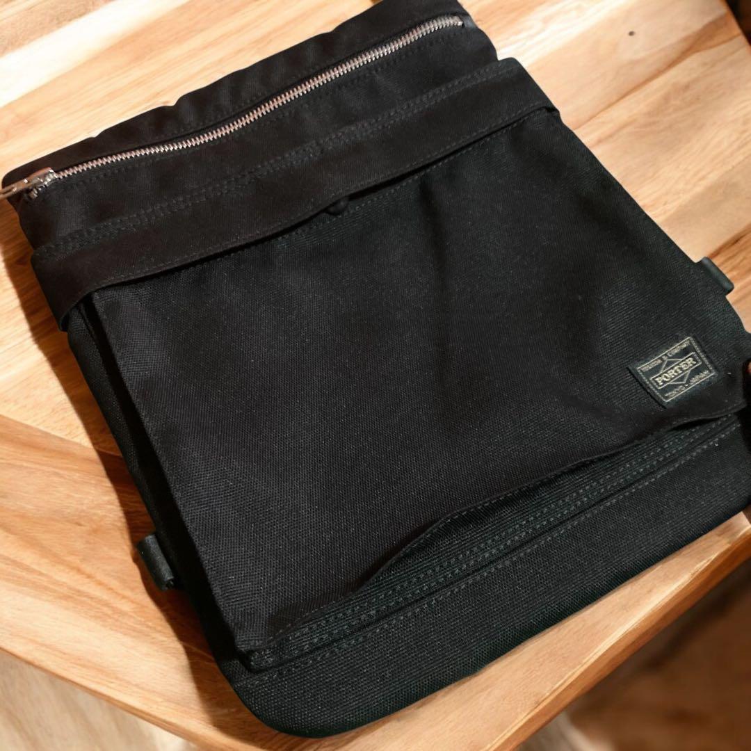 美品PORTER（吉田カバン）MUSETTE（ミュゼット）ショルダー黒ブラック