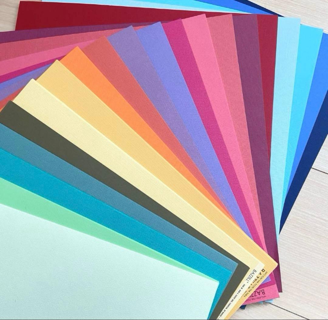 大容量100枚12インチペーパー(バジルベーシック、アメリカンクラフト)