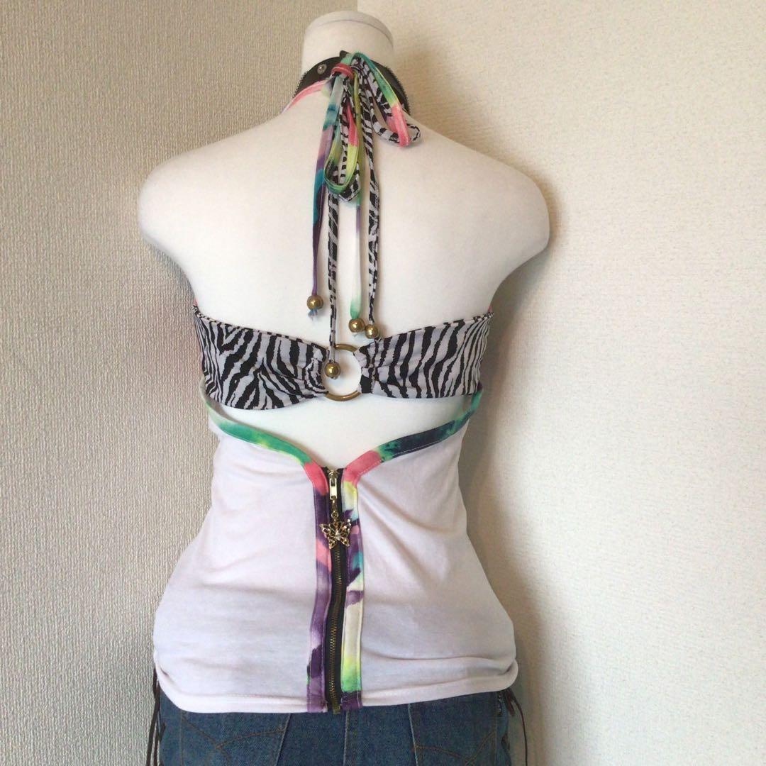 y2k 00s archive d.i.a チャーム付￼平成ギャルキャミソール