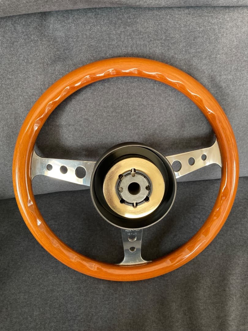 MOMO super INDY 1988年　ウッドステアリング