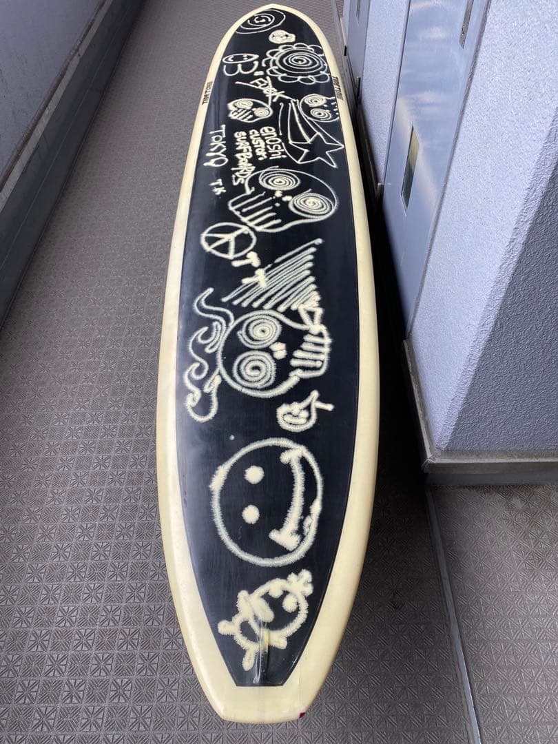 ★送料込　サーフボード　ロングボード9f ハードケース付