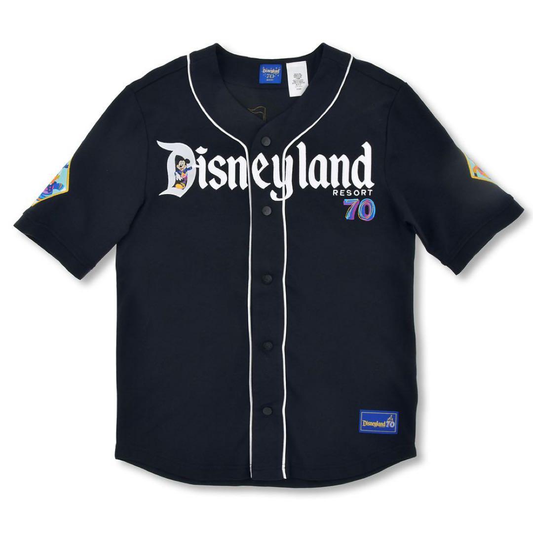 【Lサイズ】ミッキー、ドナルド、グーフィー 半袖シャツ ベースボールシャツ