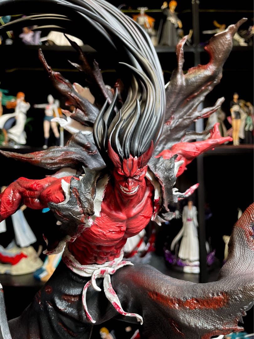 BLEACH 黒衣少年図 更木剣八 ガレージキット ガレキ スタチュー⑧