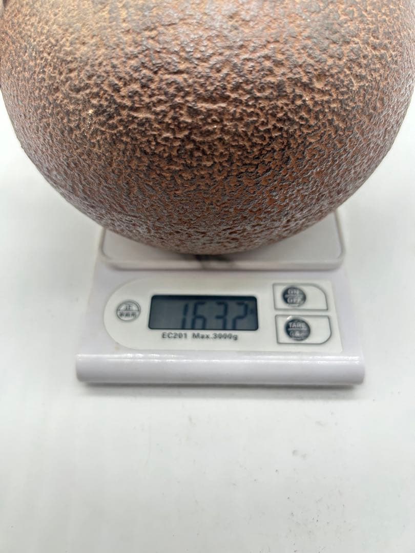 鉄瓶 茶色 丸型 身在名、水漏れ無し容量约1000