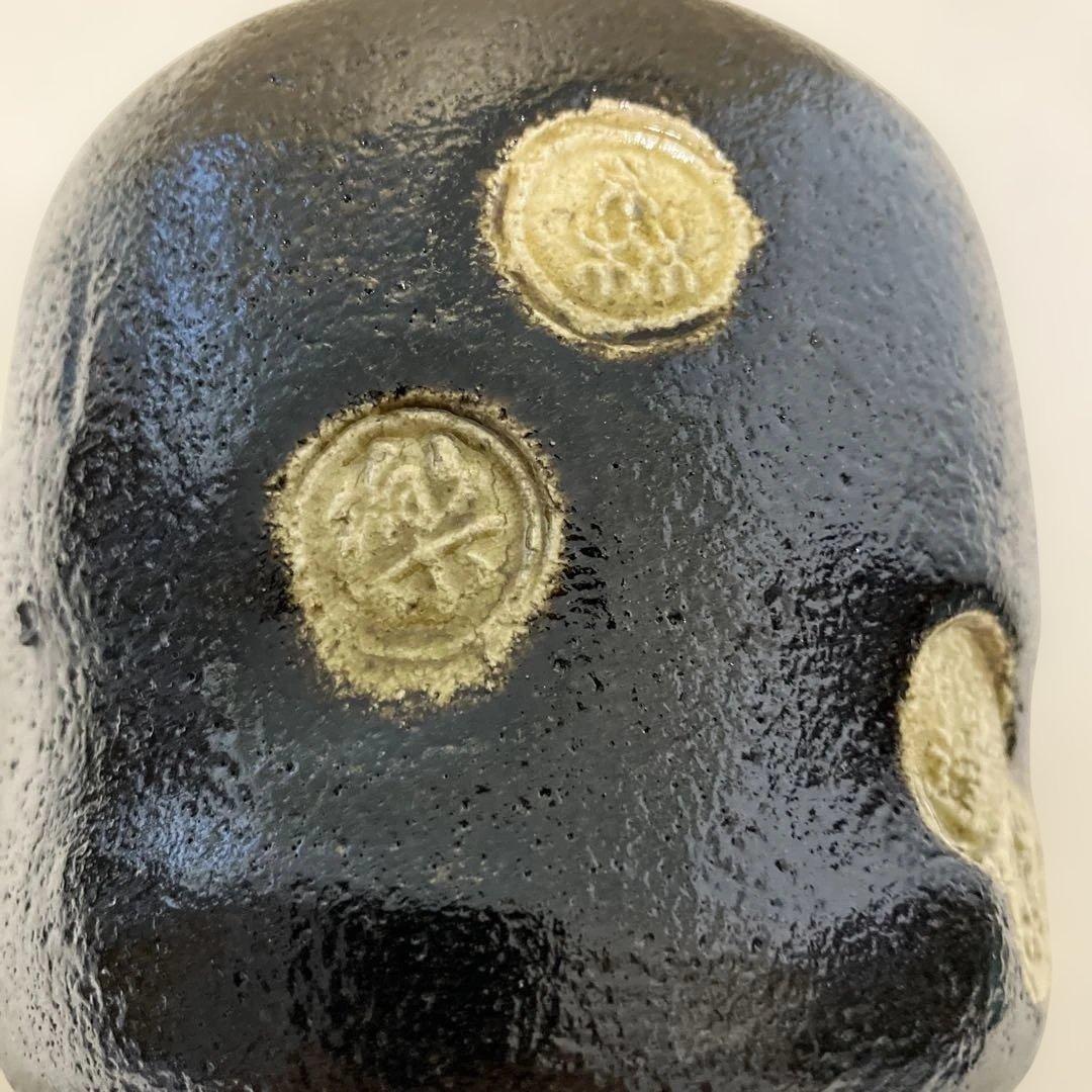 茶道具 黒楽 抹茶碗 陶造 箱無