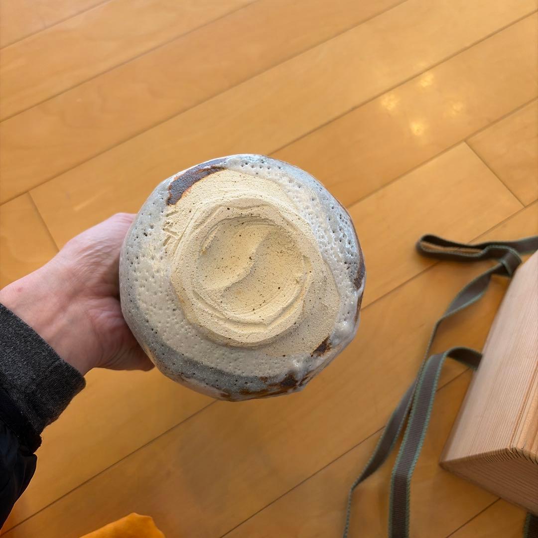 志野焼 茶碗 共箱・布付き 茶道具 抹茶碗 陶芸