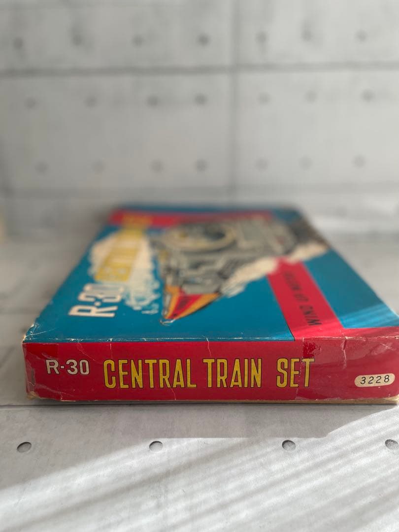 R-30 CENTRAL TRAIN SET日本製マスダヤオールブリキゼンマイ駆