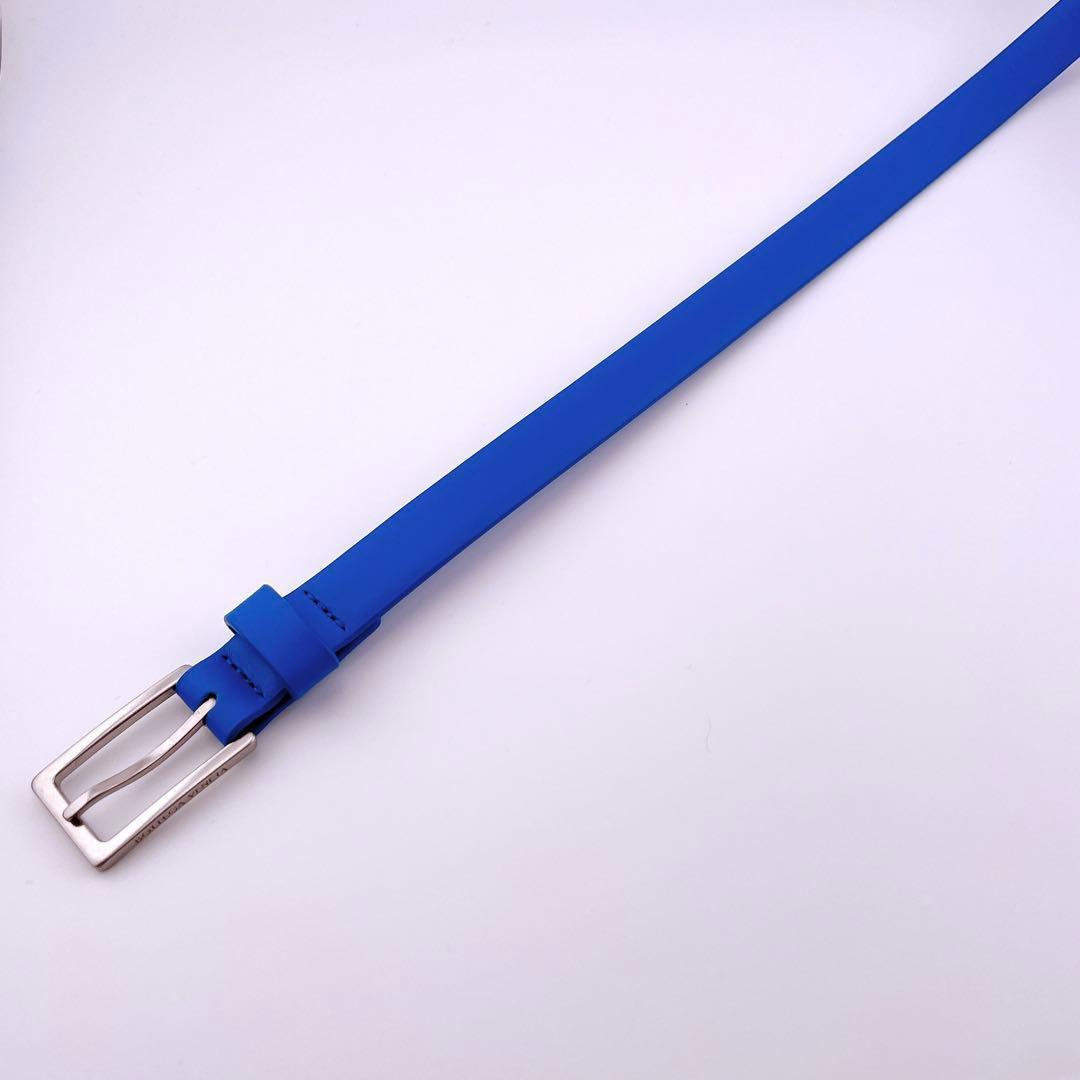 ★ボッテガヴェネタ★ ベルト レザー 100cm 40in ブルー系 青系
