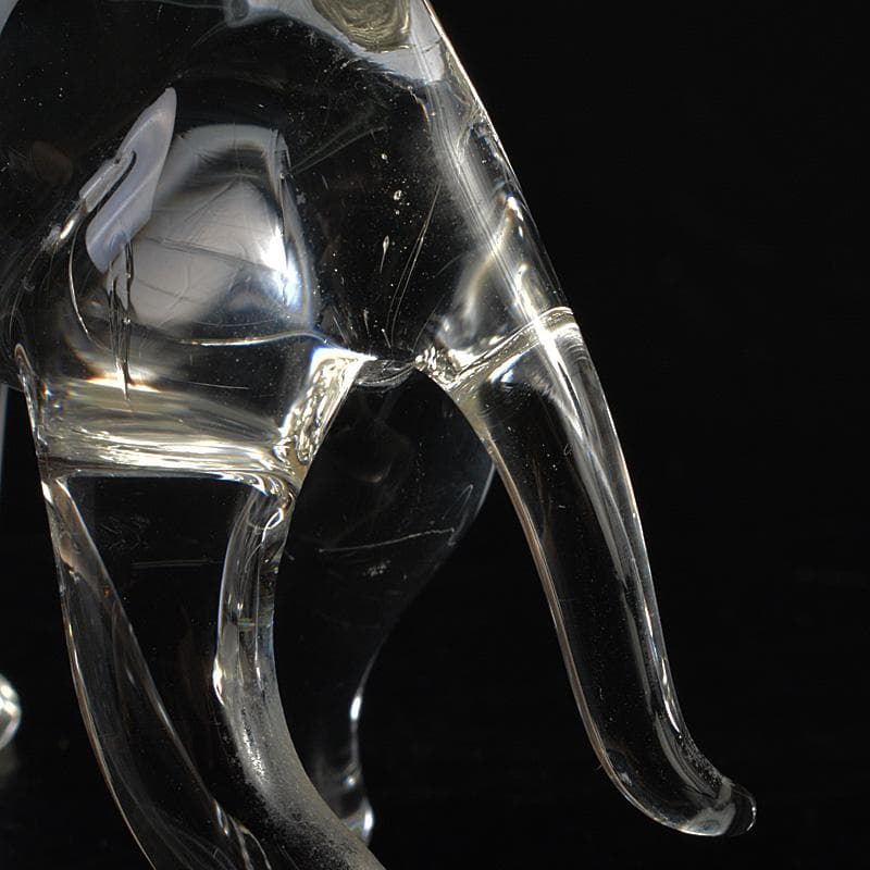 Baccarat　バカラ　クリスタルガラス　象　エレファント　V　R7036