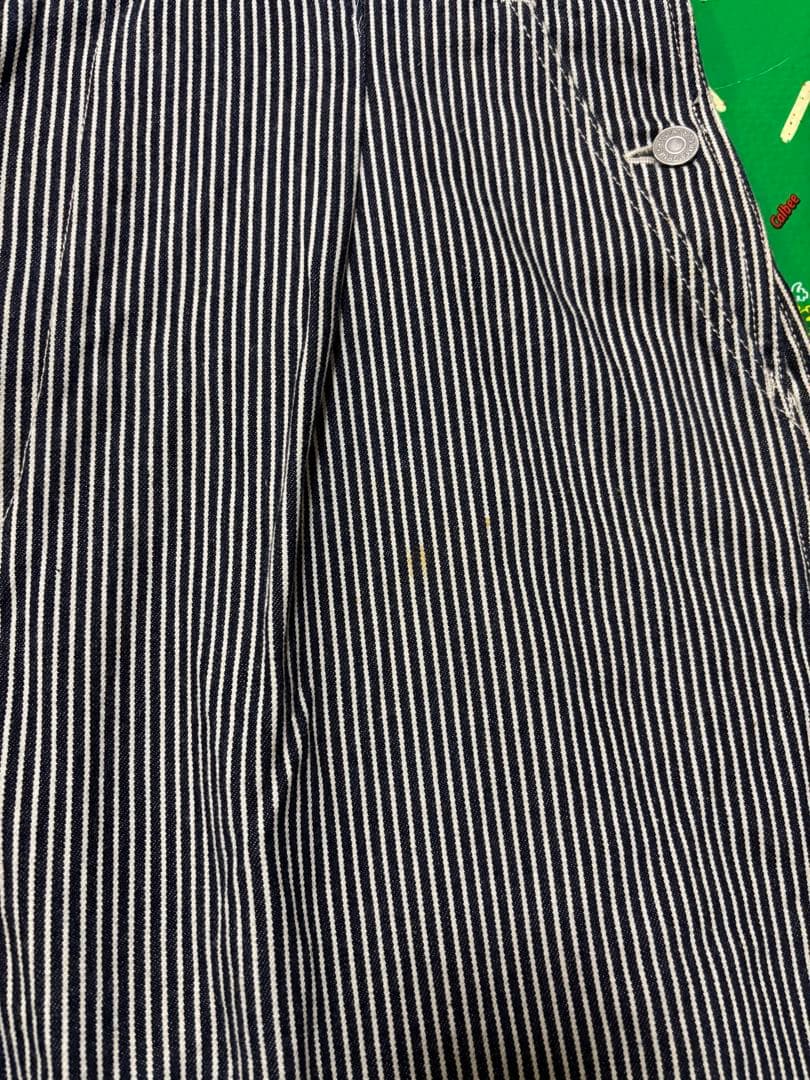 ア*ん様 児島デニムストライプオーバーオール　KTCコラボ