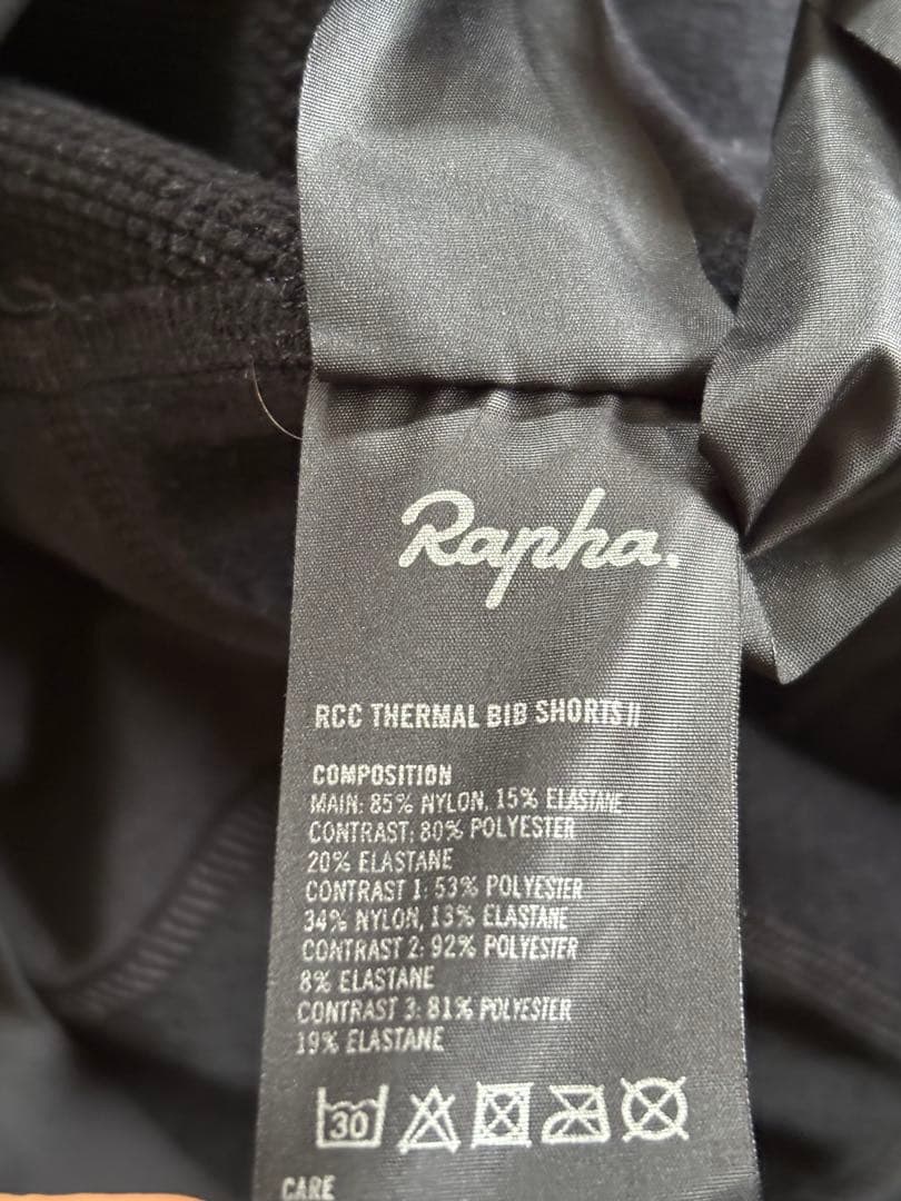 Rapha RCCサーマル　ビブショーツⅡ 裏起毛 サイズM