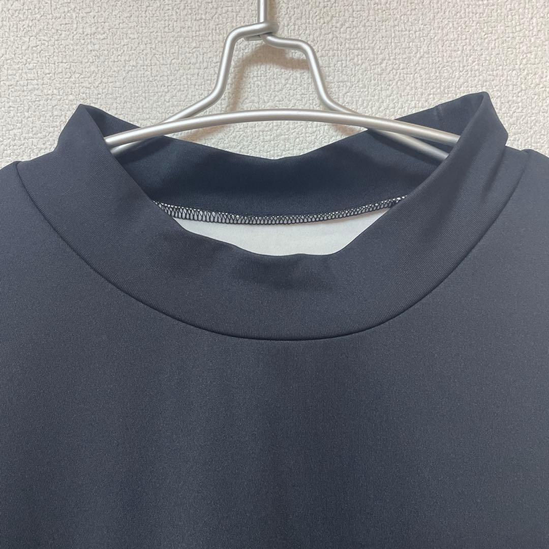 V12 ゴルフウェア　半袖 モックネック シャツ ロゴ　Mサイズ