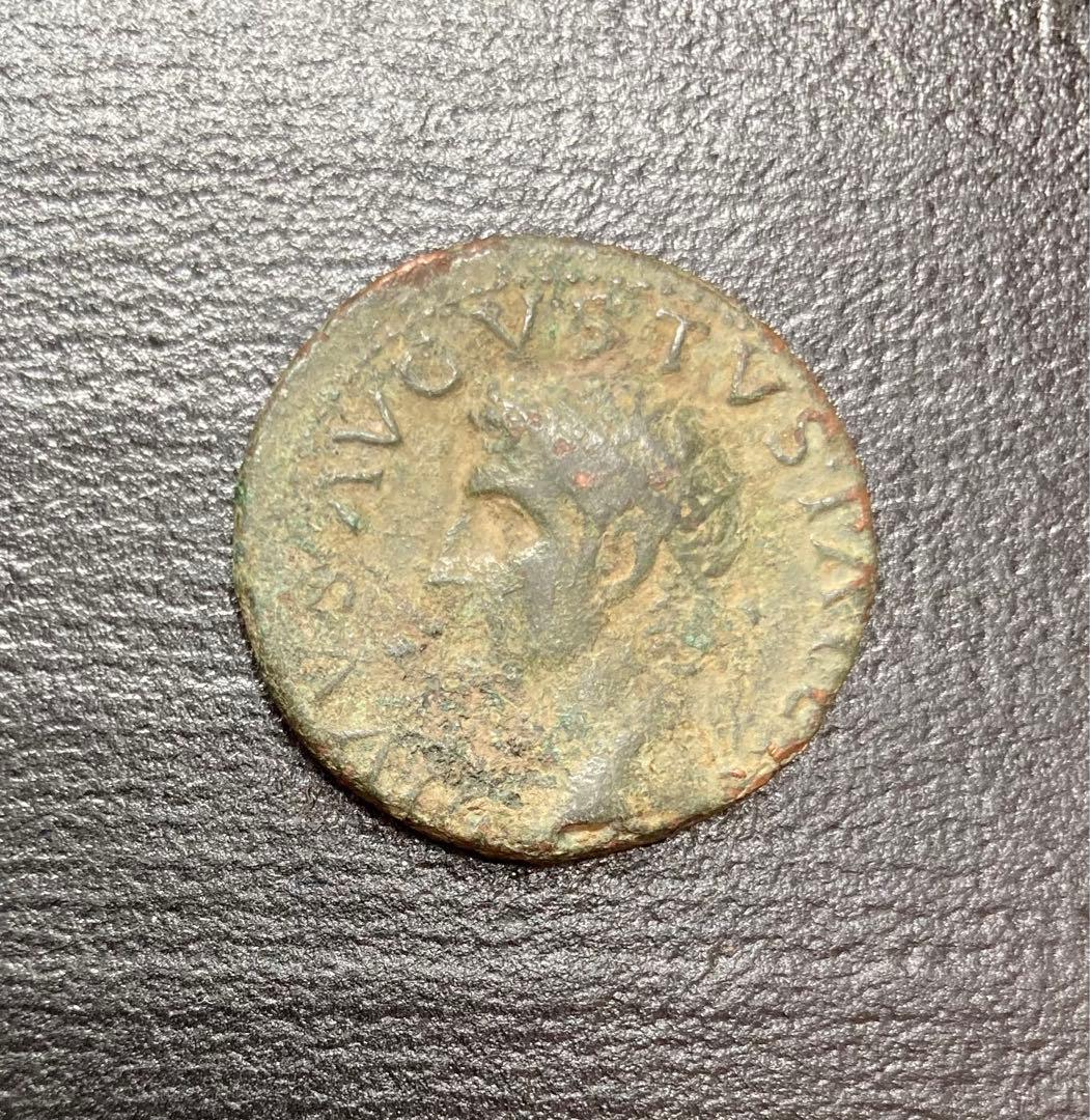 ローマ帝国　アウグストゥス帝　アス銅貨‼︎/テトラドラクマ　デナリウス銀貨