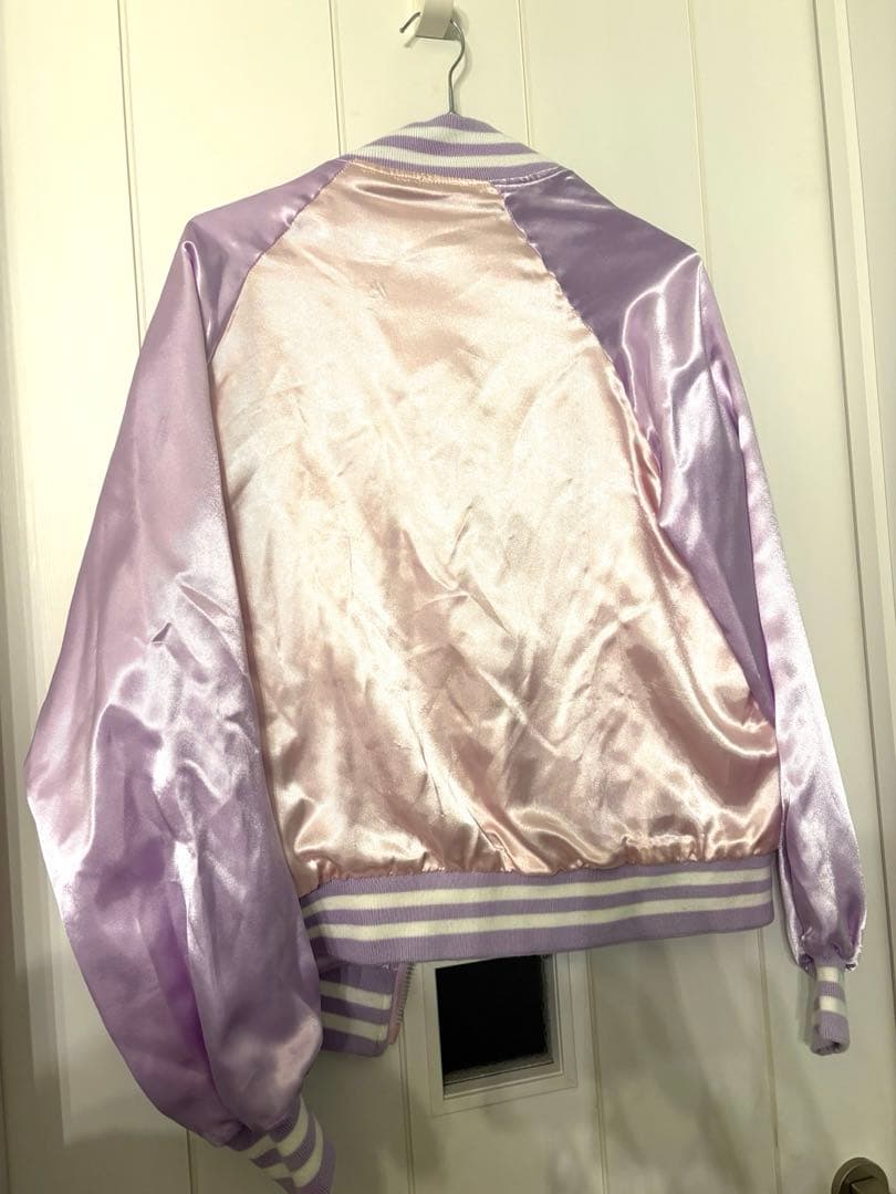 パステル　スカジャン　レトロアニマル　ゆめかわいい　ジャケット　ねこ　猫