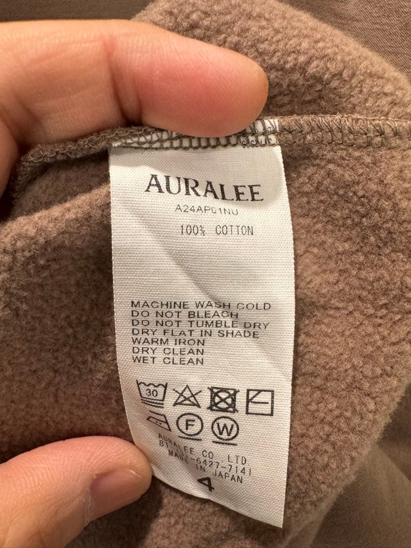 トップス ELASTIC HIGH GAUGE SWEAT HALF ZIP 4