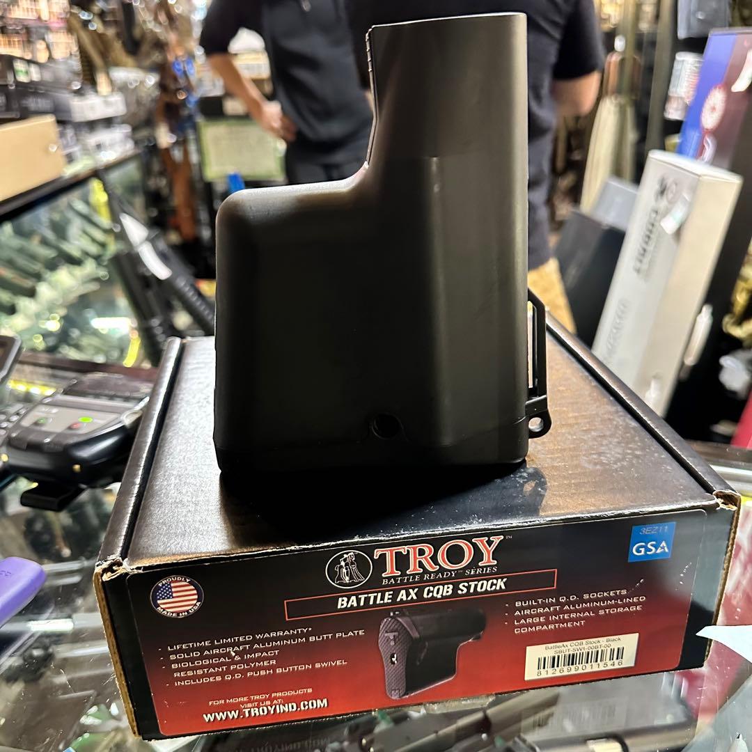 実物 TROY BATTLE AX CQB STOCK トロイ ストック