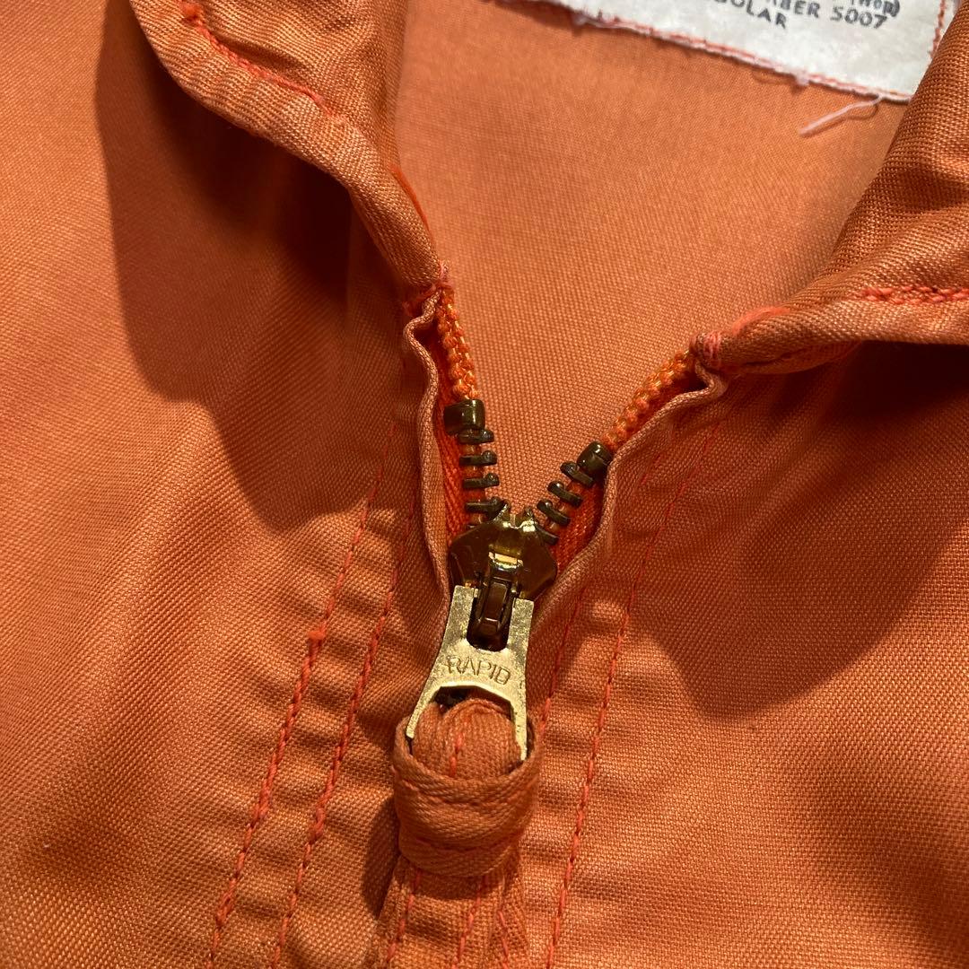 60s USNAVY サマー フライトスーツ 38 オレンジ オールインワン