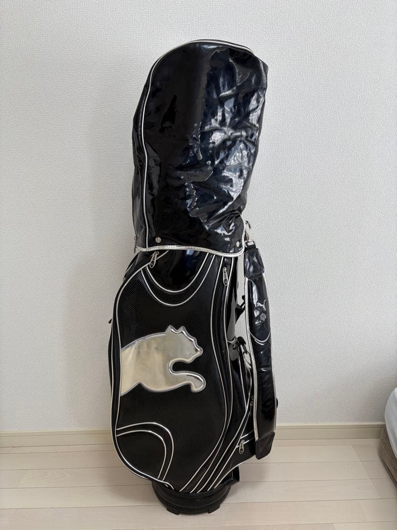 【状態良好】PUMA ゴルフバッグ ブラック　キャディバッグ