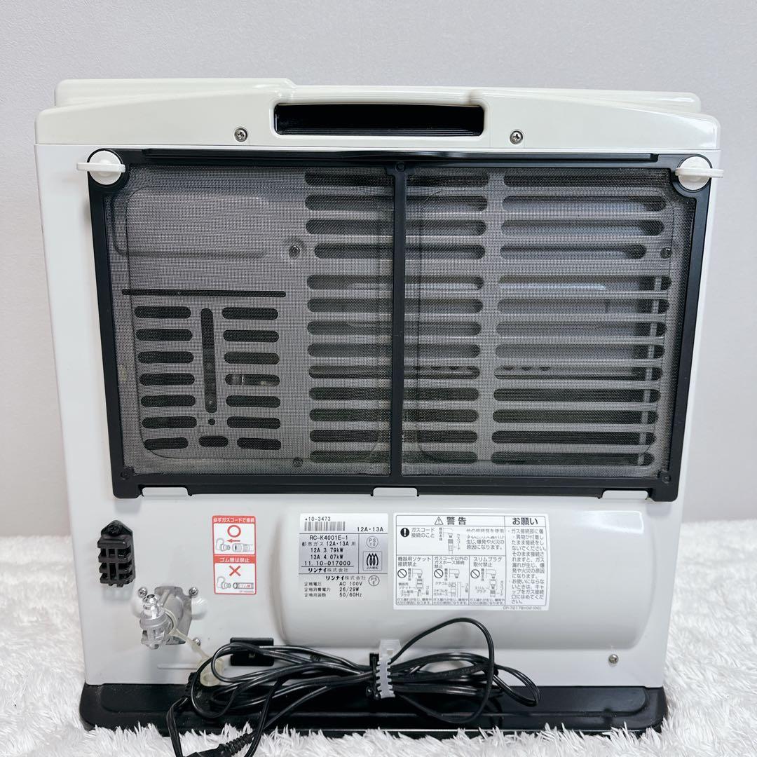 Rinnai リンナイ ガスファンヒーター 都市ガス RC-K4001E-1