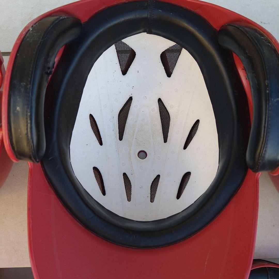 ソフトボール ヘルメット 9個セット 赤 L サイズ５個Oサイズ４個袋付き！