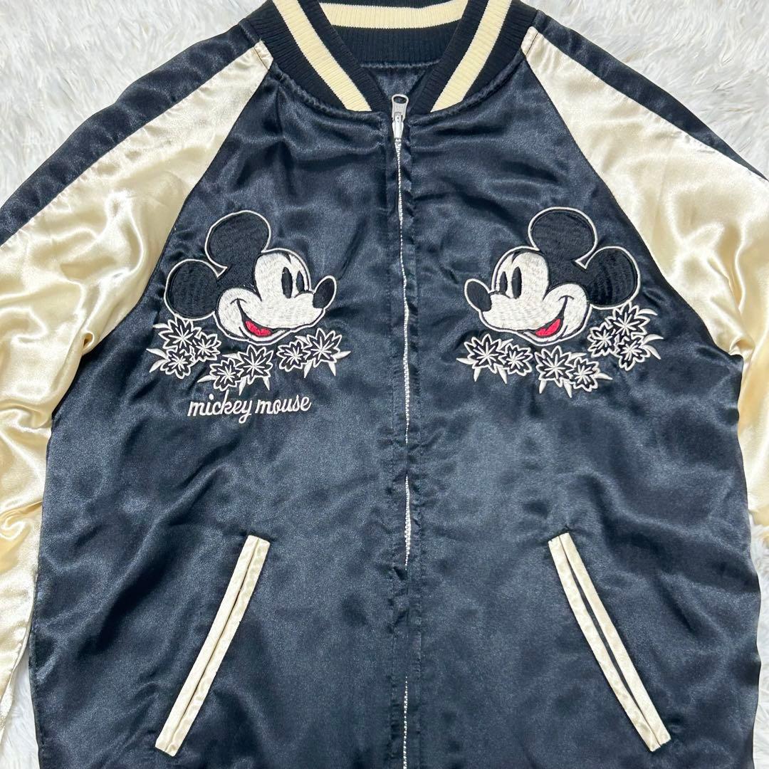 Disney　ディズニー　リバーシブルスカジャン　黒