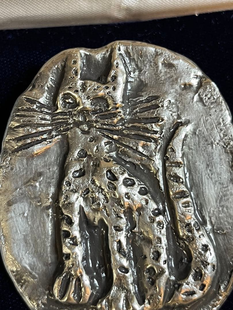 CHURYO 佐藤忠良 ブローチ ネックレス トップ シルバー ねこ 猫 ネコ