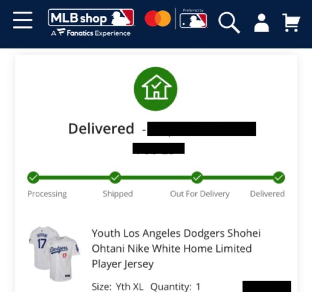 【正規品】NIKE ドジャース 大谷翔平 リミテッドユニフォーム YouthXL