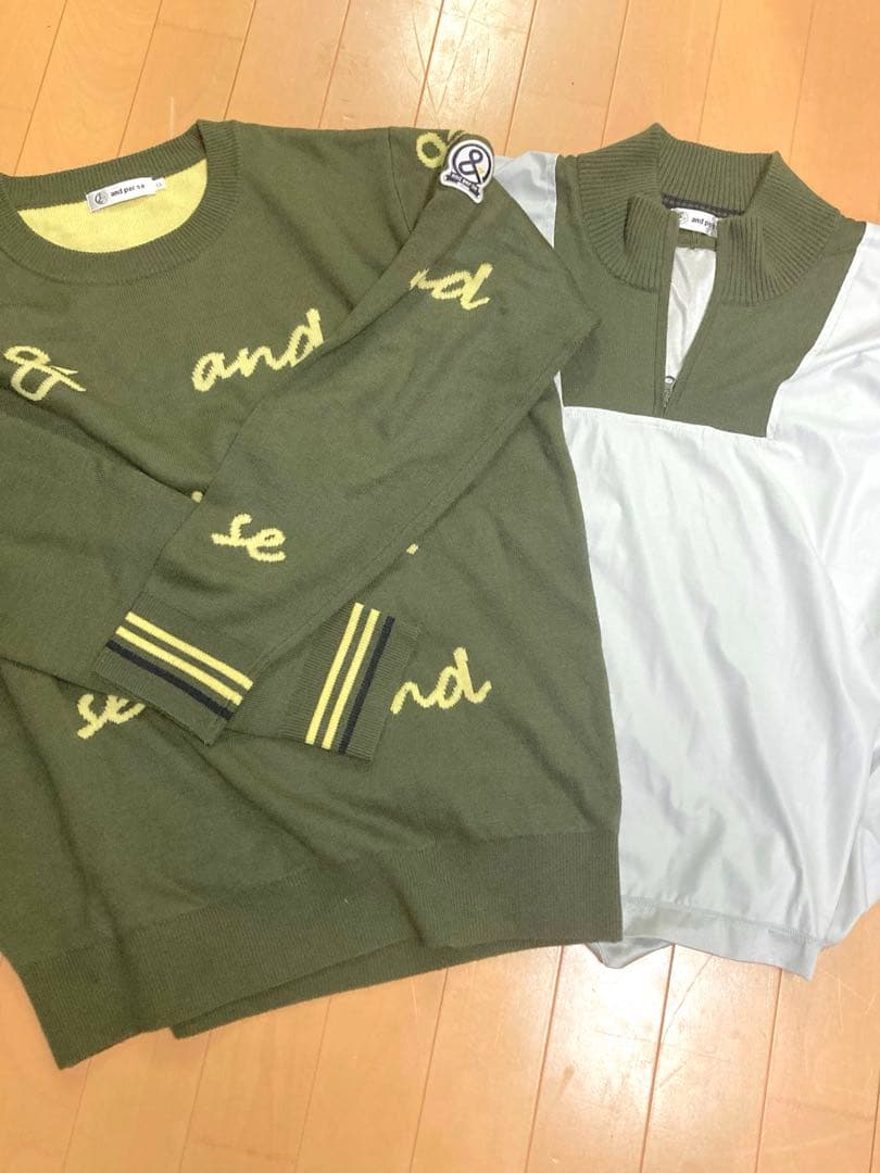 and par se セーター・ベストセットアップ