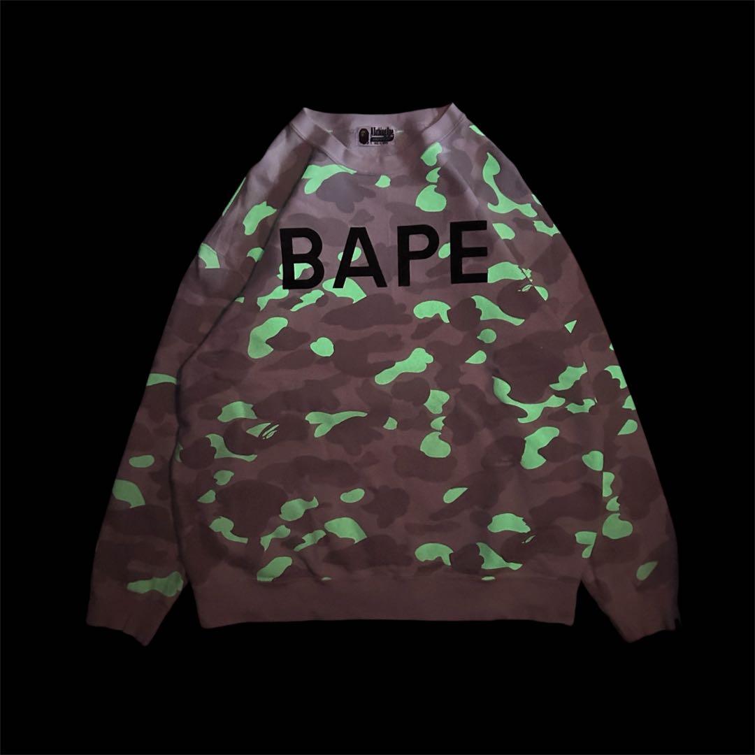 トップス A BATHING APE 1st camo sweat