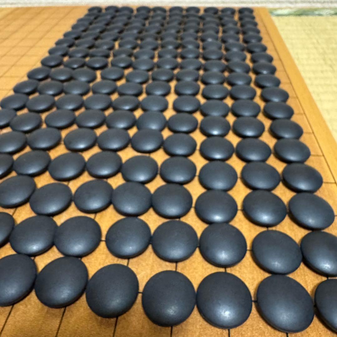 蛤碁石　那智黒石　30号　碁石碁笥セット　はまぐり　高級セット　お手頃　本格派