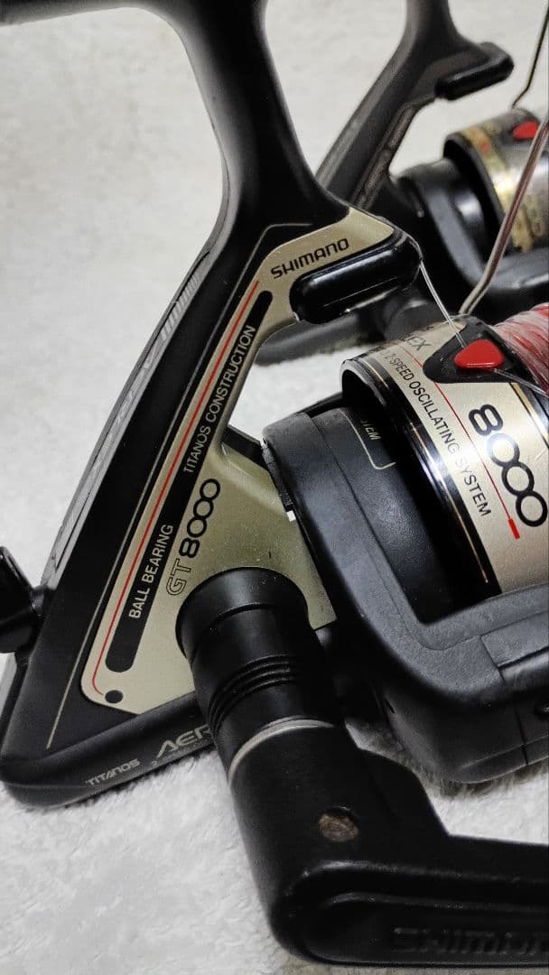 シマノチタノスエアレックスGT8000パワーエアロGT6000遠投カゴ釣り専用機