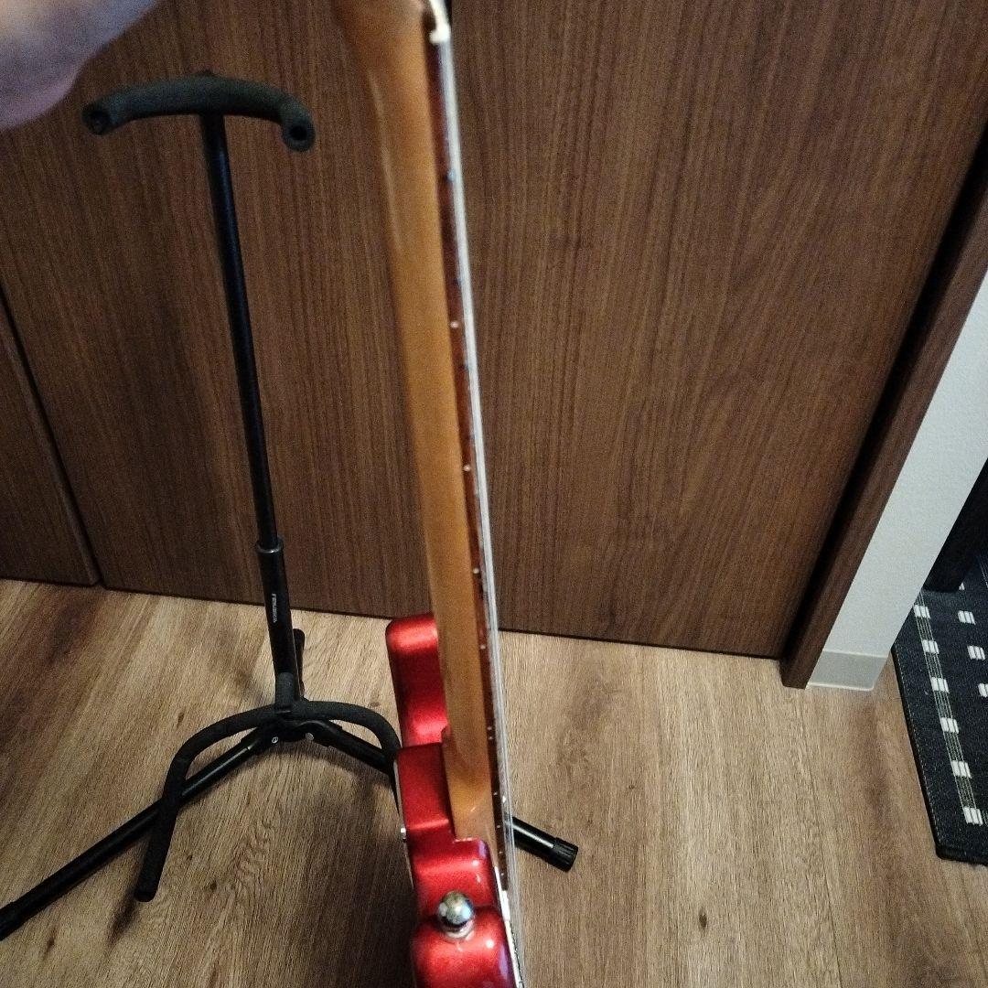 中古エレキギター　mushroom　ストラトキャスター レッド