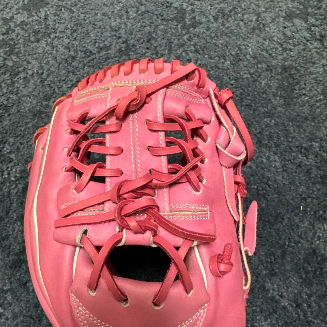 ZETT 硬式グローブ スペシャルオーダー　内野用　ピンク