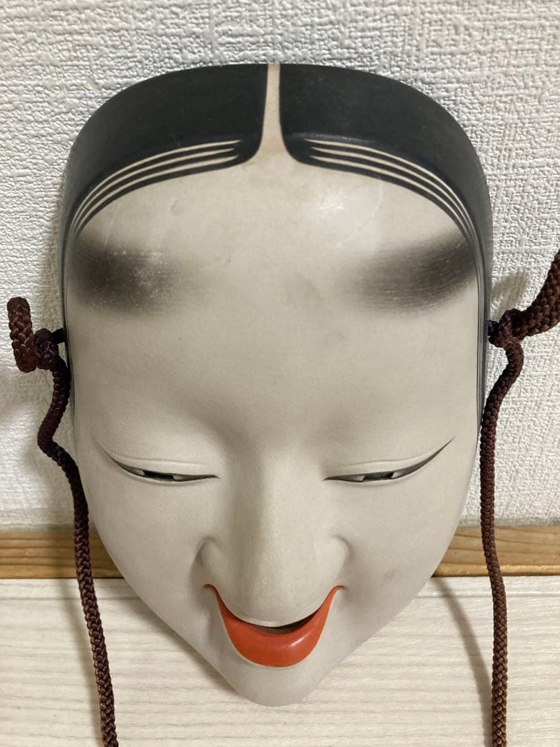 希少　能面　小面　美術品　伝統工芸品　アンティーク