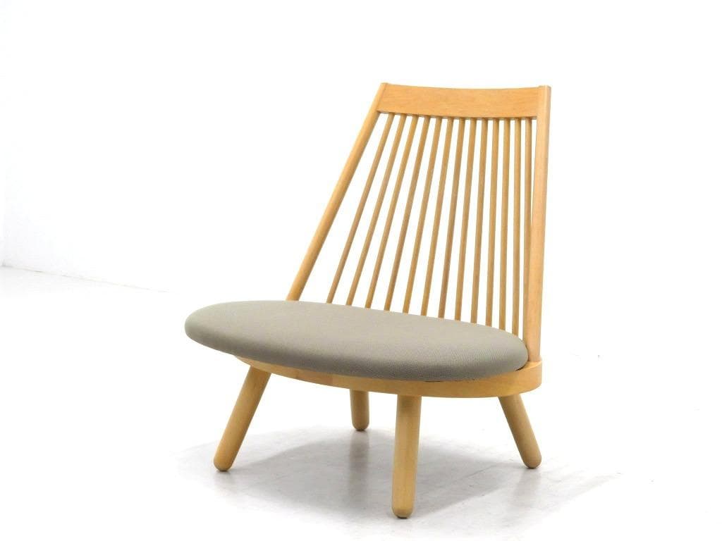 展示品　天童木工　豊口克平　スポークチェア　イス　ソファ　ラウンジ　和モダン