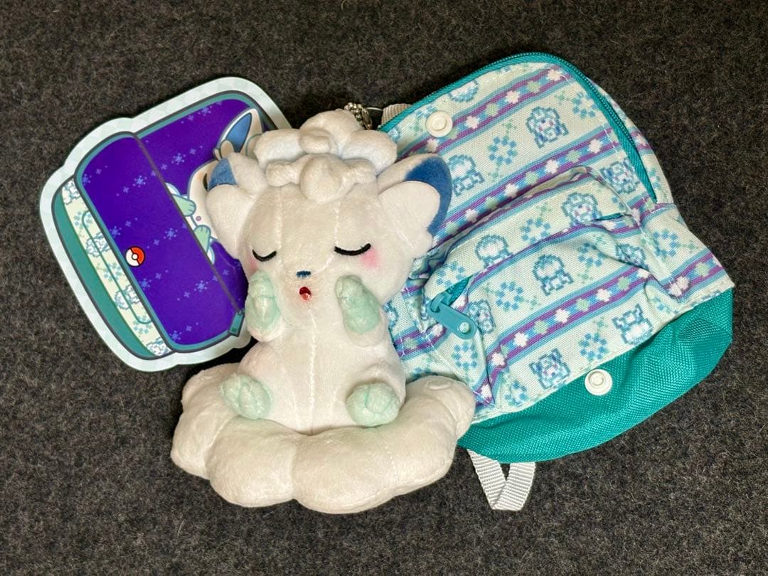 【楽一番公式アカウント01】アローラロコン マスコット リュック＆ポーチ