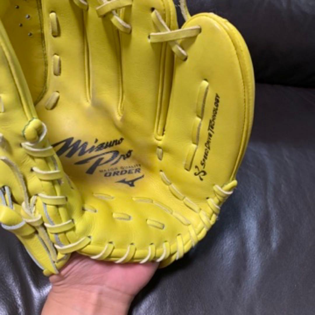 N*o様 ミズノプロオーダー　硬式投手用グローブ ダイバーシティブルー
