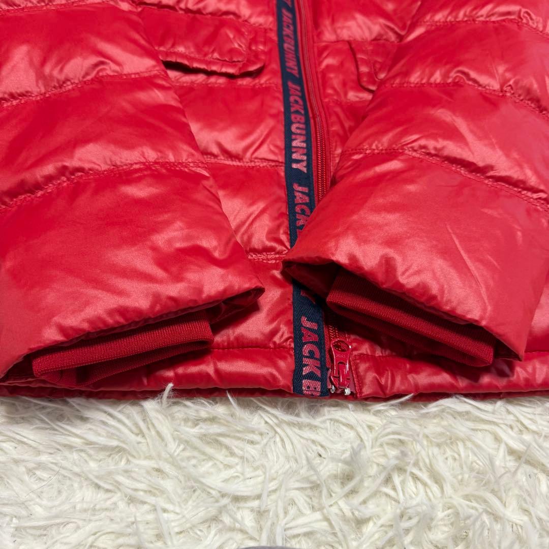 【ジャックバニー】美品 ダウンジャケット レッド 4サイズ メンズ 4way