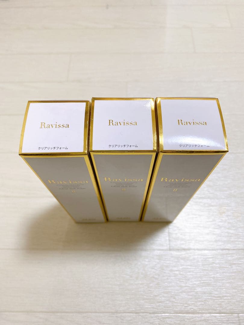 ラヴィーサ クリアリッチフォーム 80㎖×3本 新品未使用 洗顔