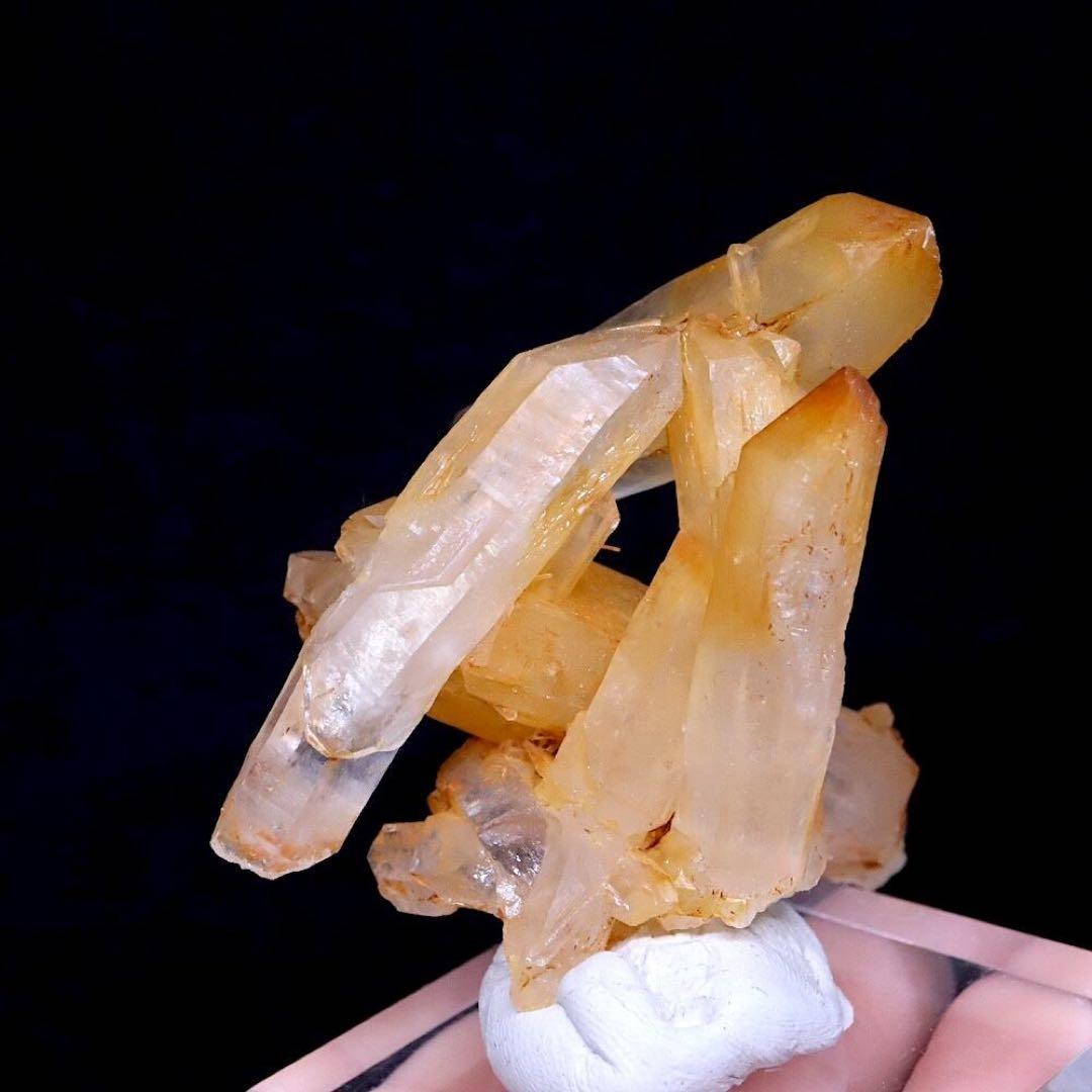 マンゴークォーツ ハロイサイト 水晶 46.5g MQ031 鉱物 天然石 原石