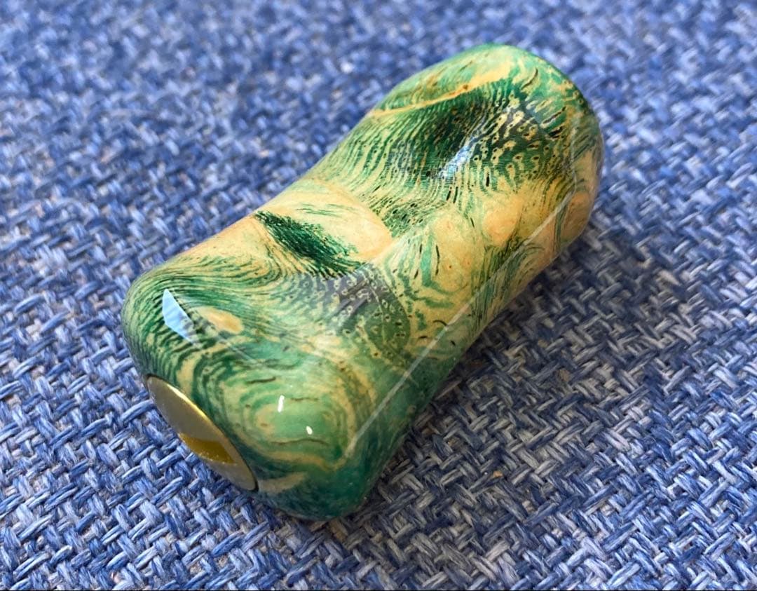 わたらせ樹脂工房製スタビライズドウッドノブ　シマノ用左